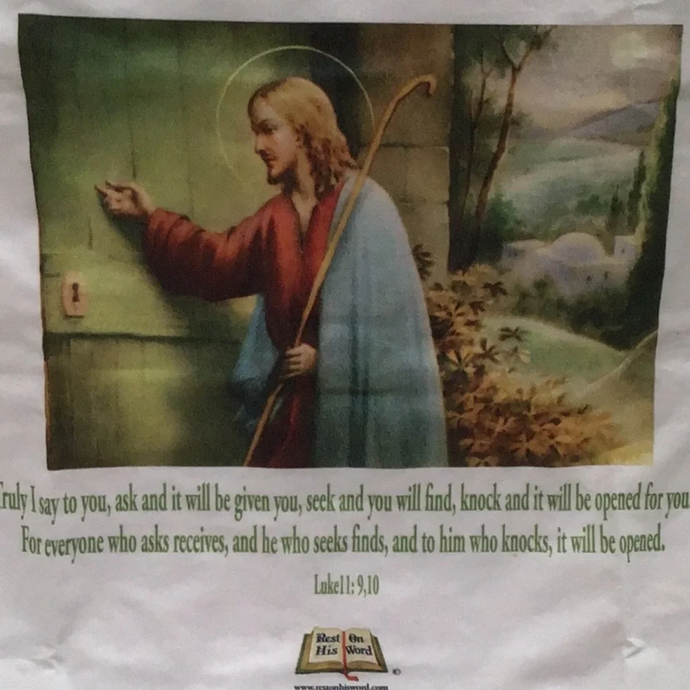 Rest On‎ His Word White Standard Cotton Pillowcase